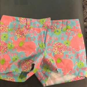 Lillly Pulitzer Elephant Shorts